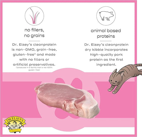 Dr. Elsey's cleanprotein Original Pork Recipe Wet Cat Food, 2.75 oz Can (Pack of 24)