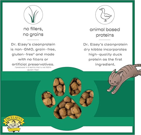 Dr. Elsey's cleanprotein Duck Cat Kibble 2 lb. Bag