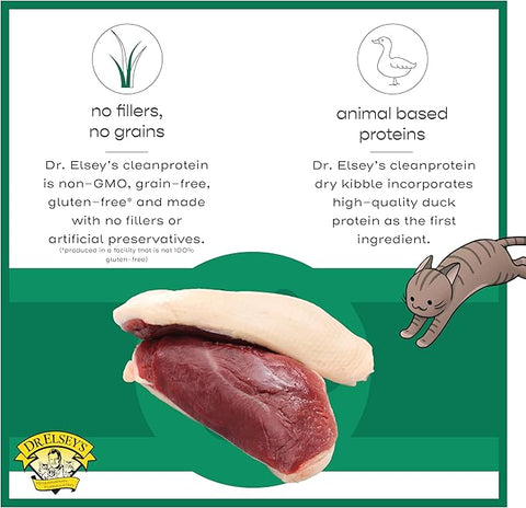 Dr. Elsey's cleanprotein Original Duck Recipe Wet Cat Food, 2.75 oz Can (Pack of 24)