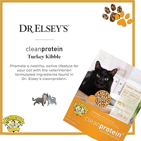 Dr. Elsey's cleanprotein Turkey Cat Kibble 2 lb. Bag
